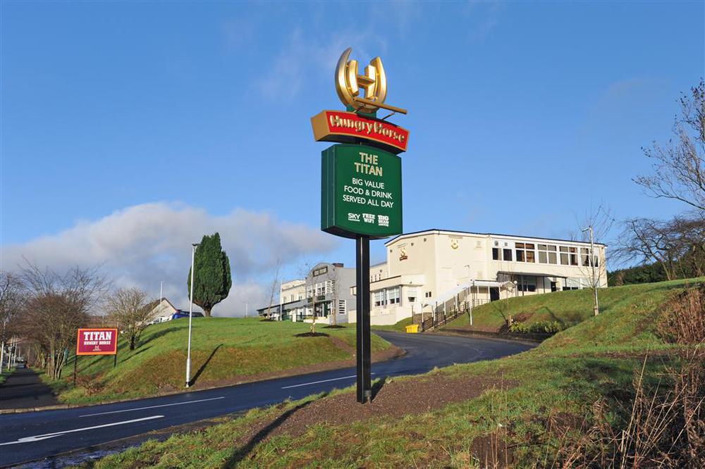 The Titan Hotel Clydebank Eksteriør billede